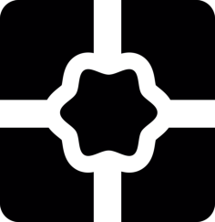 Gift Top View Outline Svg Vector, Free Vectors File